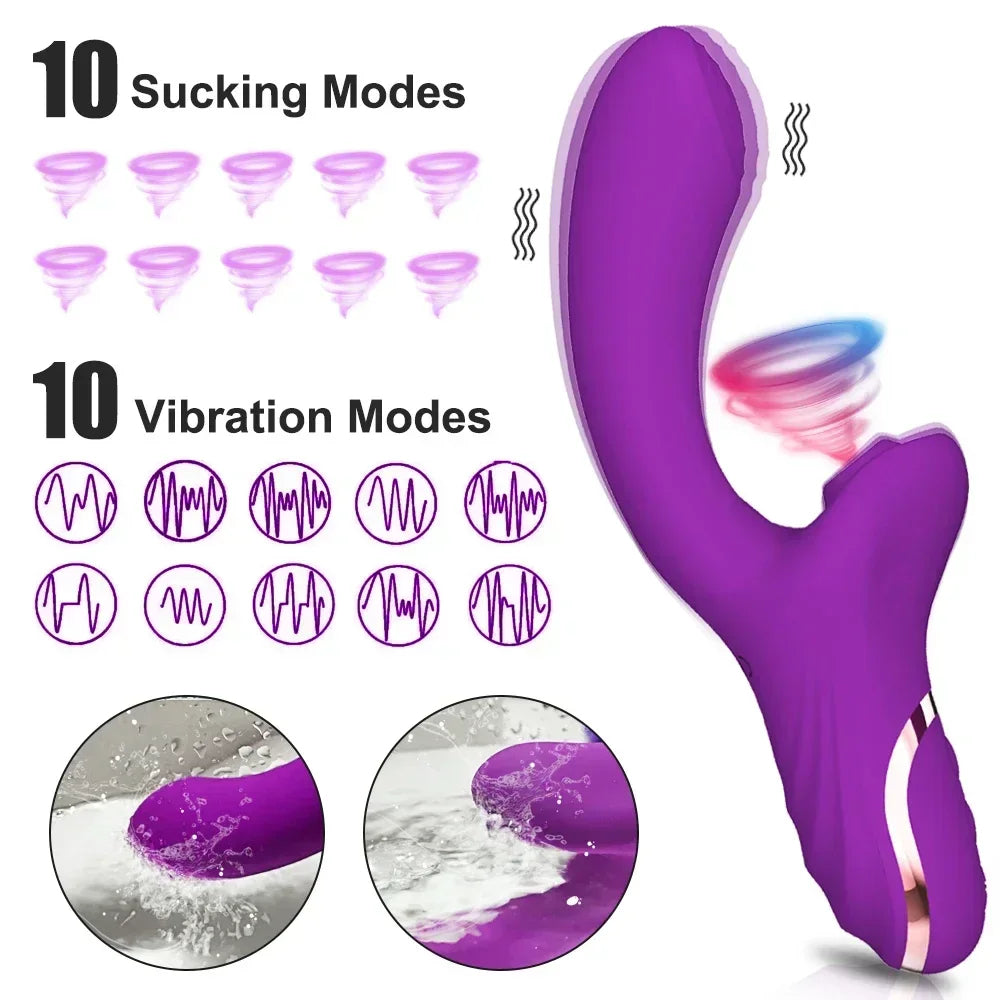 Clitoral Sucking Vibrator Dildo