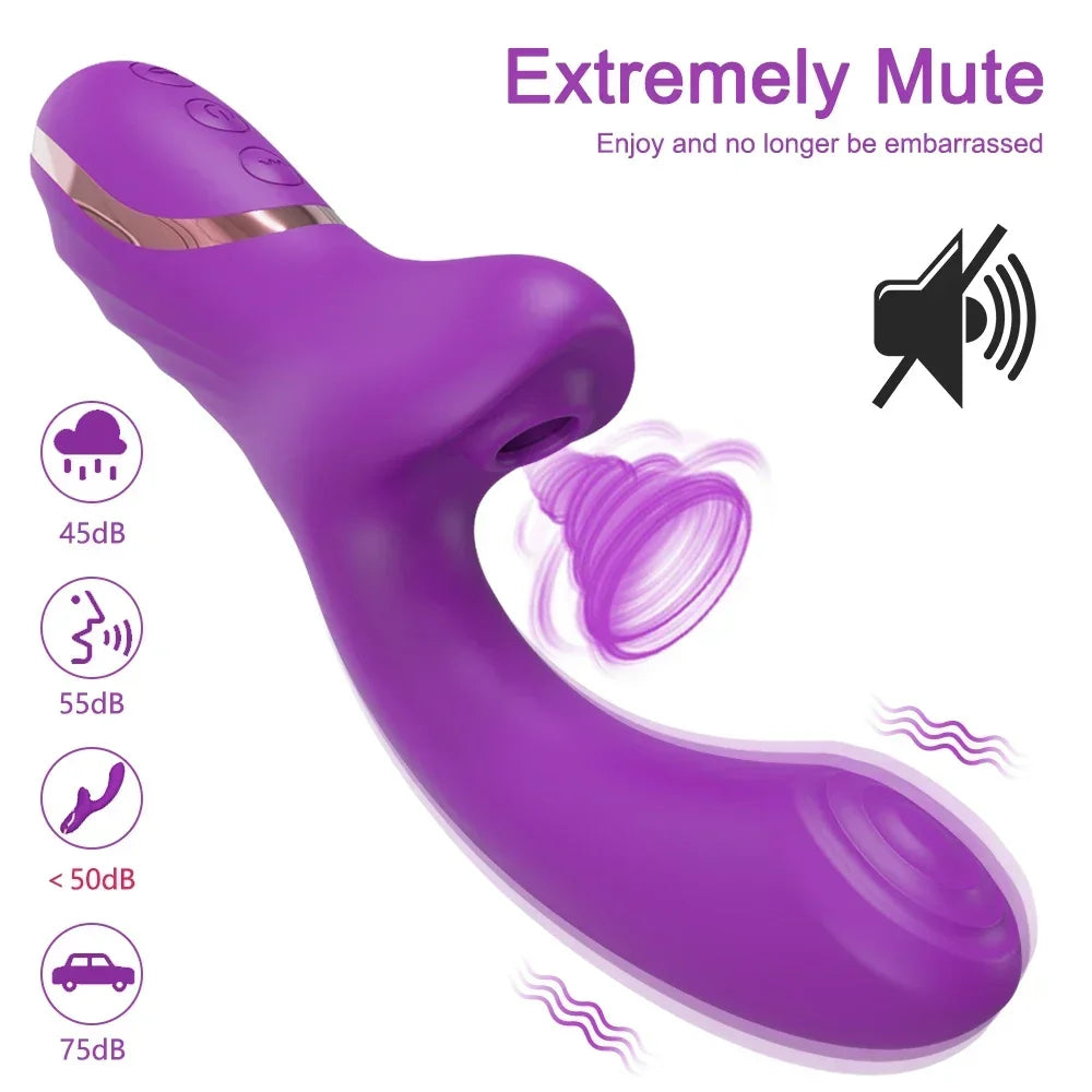 Clitoral Sucking Vibrator Dildo