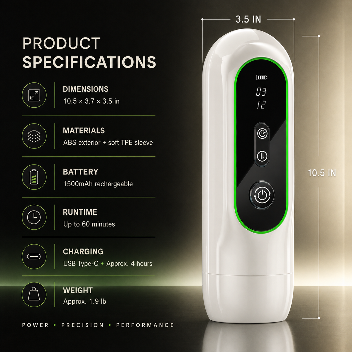 Maxing Stamina™ - Automatic Flashlight Performance Trainer