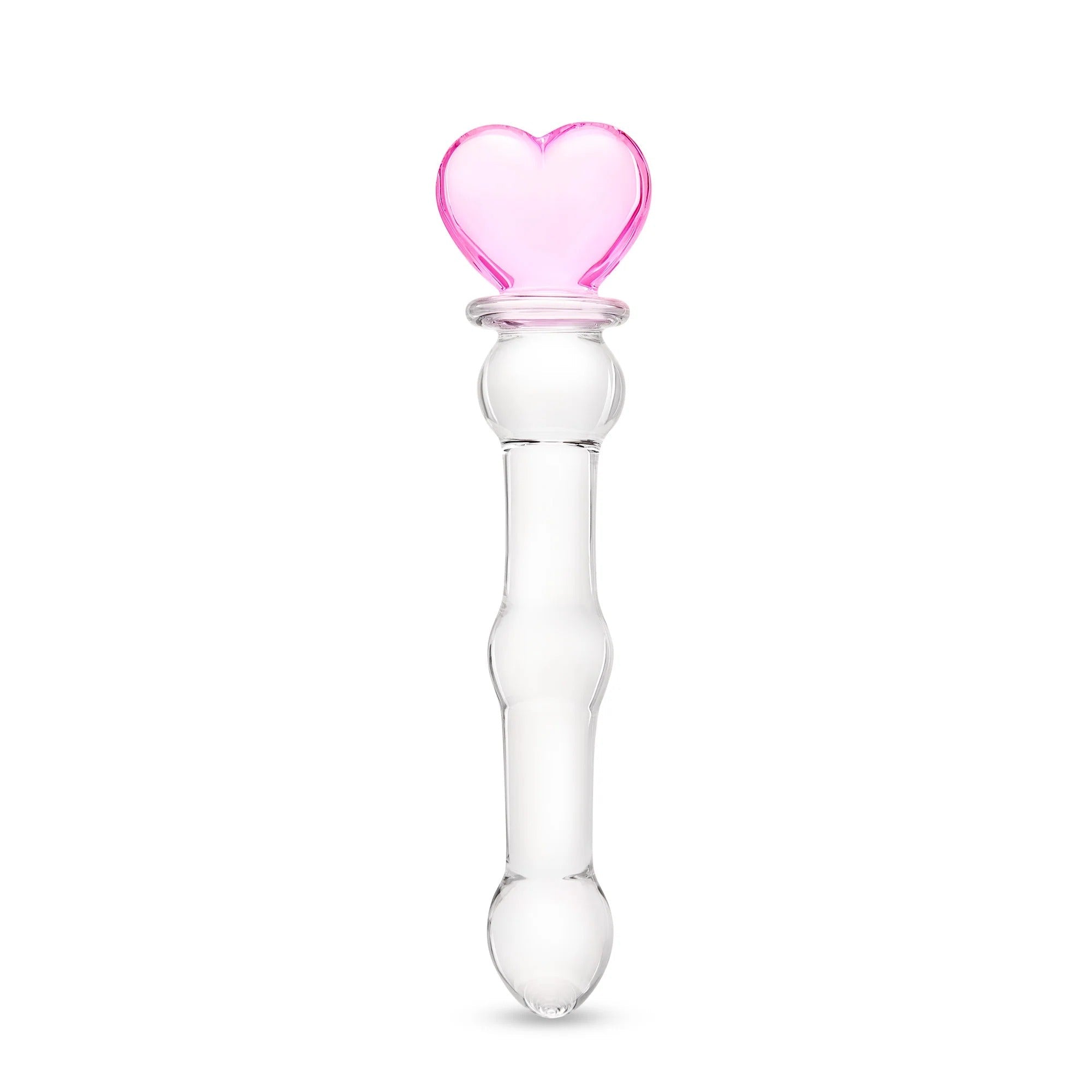 Glass Heart Dildo Wand - Josabella