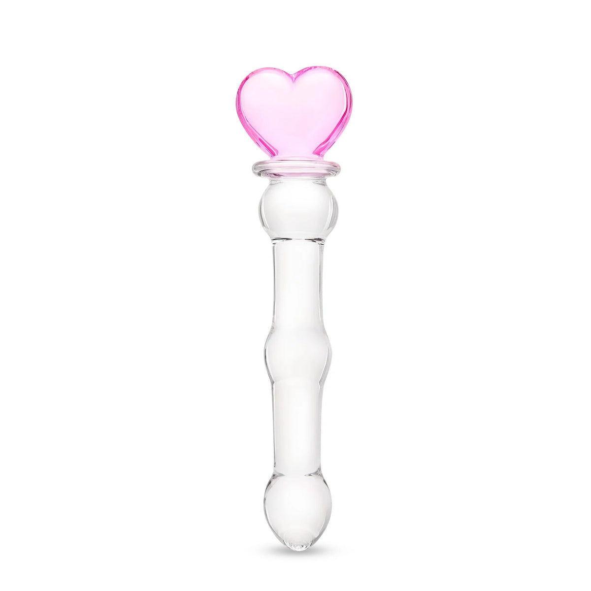 Glass Heart Dildo Wand - Josabella