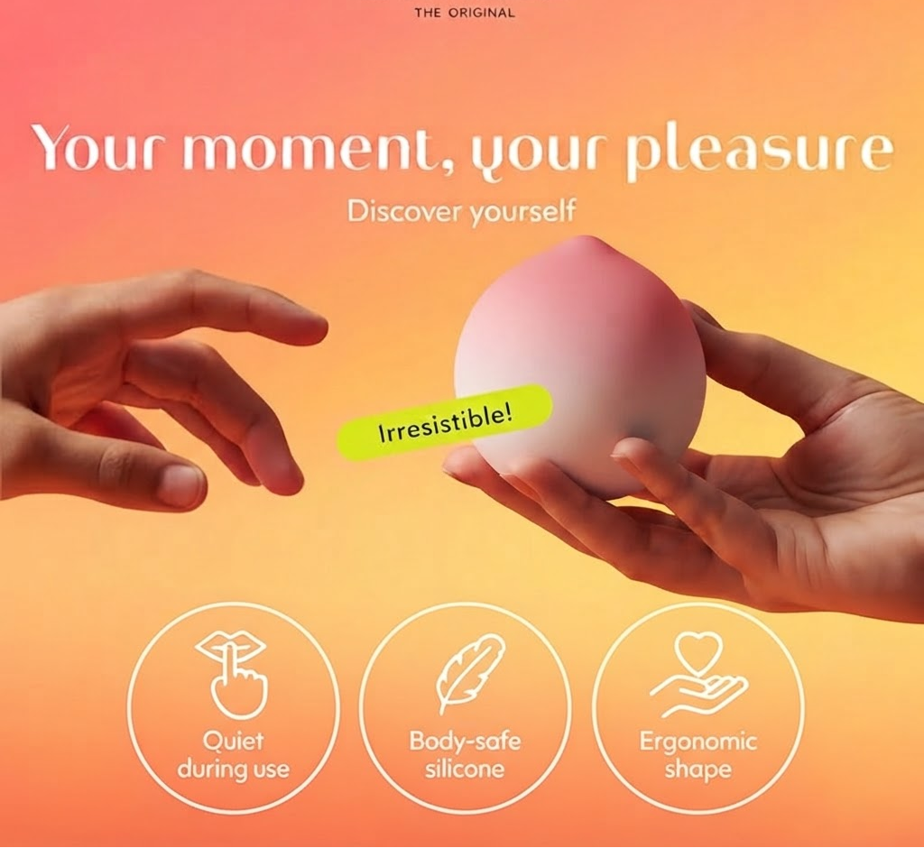 Peach Toy Sucker