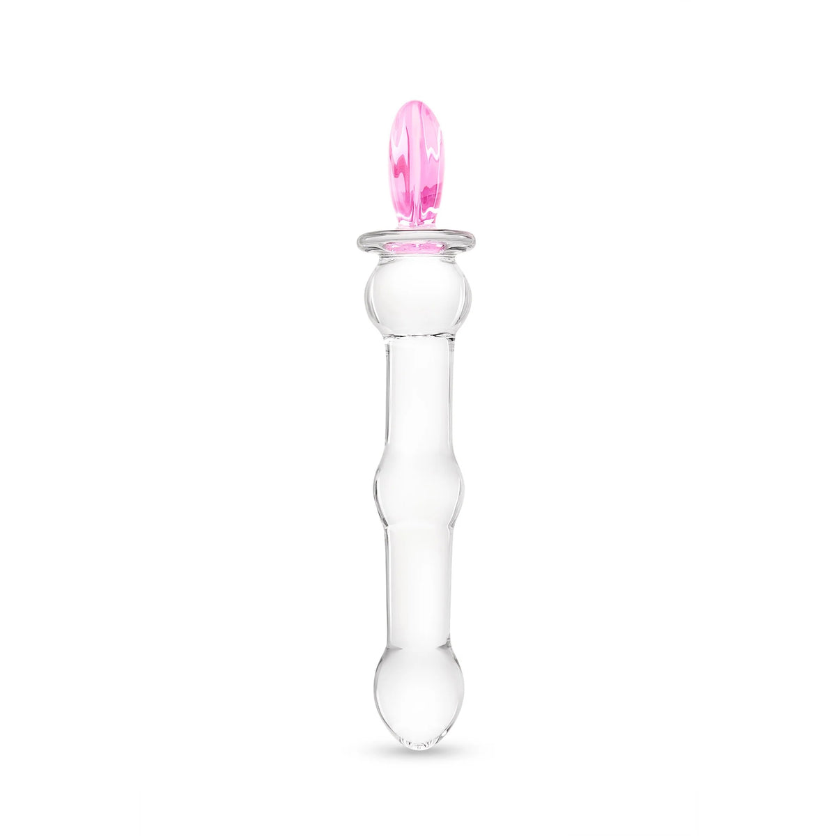 Glass Heart Dildo Wand